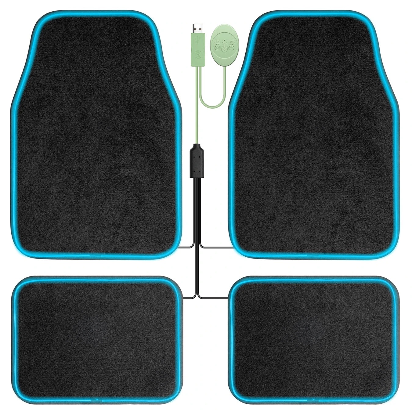 ™Oron | שטיחי רכב עם LED – מתאים לכל רכב, אופנתי ובלתי מחליק