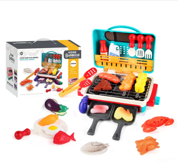 ™Chaverim | סט משחק ברביקיו לילדים – 35 חלקים עם אורות וצלילים